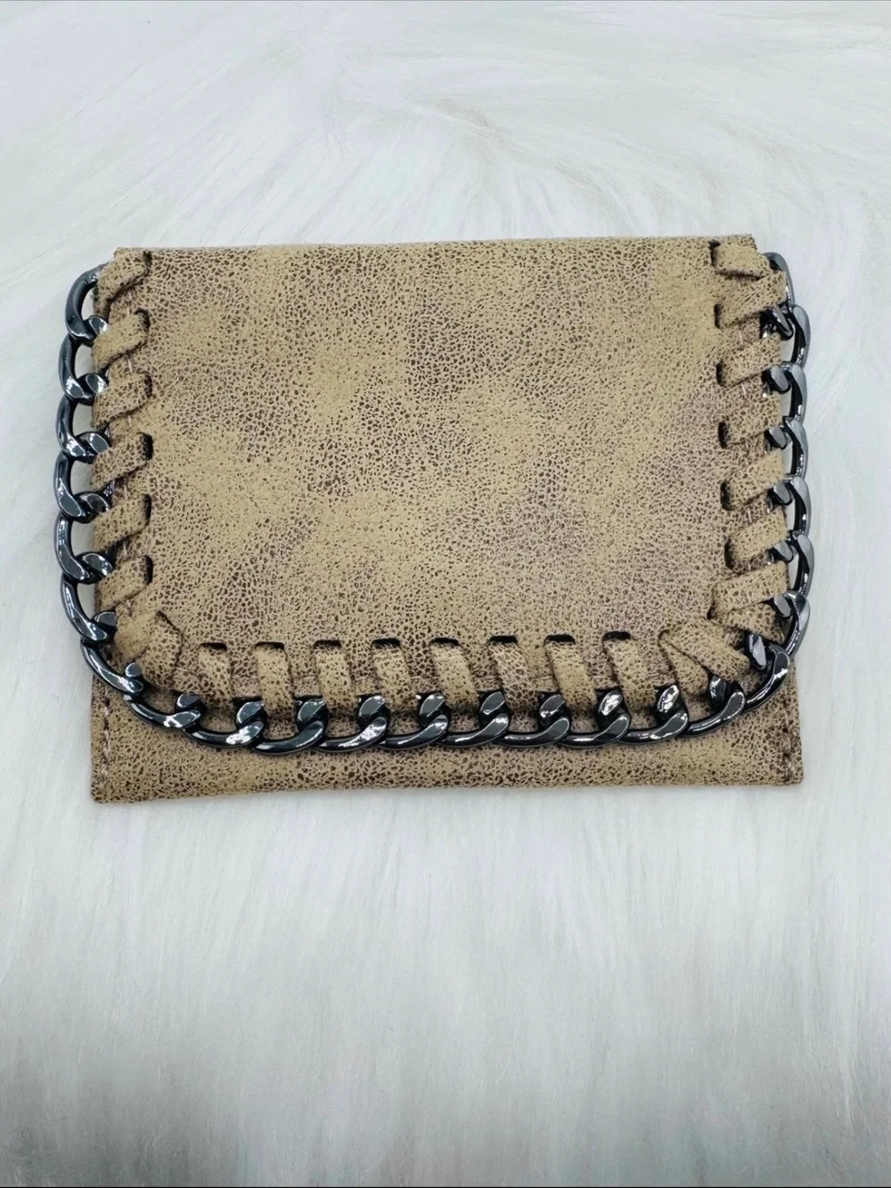 Khaki Apricot Card Serena Wallet